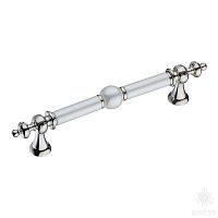2231-51-128-PEARL Ручка скоба, глянцевый никель 128 мм