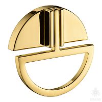 904-Gold Ручка кольцо, глянцевое золото 32 мм