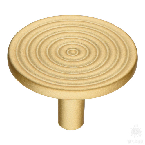 4134 001PC35 Ручка кнопка, матовое золото