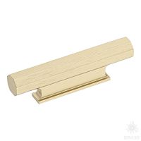 9332 0032 ELX5 Ручка кнопка, брашированная латунь 32 мм