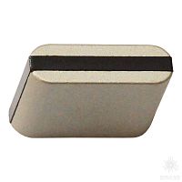 429025MP04PL15 Ручка кнопка, матовый никель/коричневый