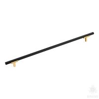776-320-Matt Gold-Matt Black Ручка рейлинг, сатинированное золото/чёрный 320 мм