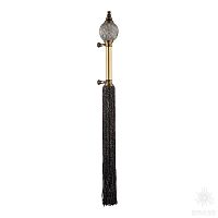 SULTAN-41-128-BLACK-BLACK Ручка скоба, античная бронза 128 мм