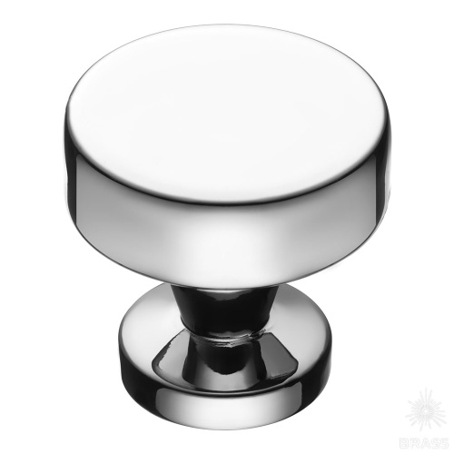 30-Chrome Ручка кнопка, глянцевый хром