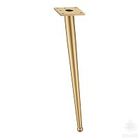 1180 0410 Gold Varak Опора мебельная BONE, матовое золото 410 мм