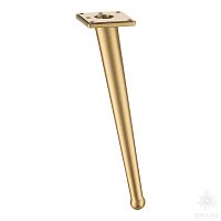 1180 0250 Gold Varak Опора мебельная BONE, матовое золото 250 мм