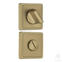 RO17W6 GB ROSET Накладка с поворотной кнопкой, матовая латунь