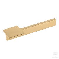 8303 0128 GB Ручка скоба, матовая латунь 128 мм