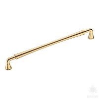 543-224-Gold Ручка скоба, глянцевое золото 224 мм