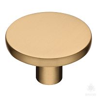35-Champagne Gold Ручка кнопка, матовая латунь