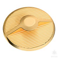 8010 0096 Gold Ручка скоба H-Line Alfa, глянцевое золото 32 мм