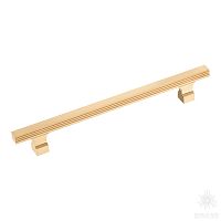 1074-160-Matt Gold Ручка скоба, сатинированное золото 160 мм